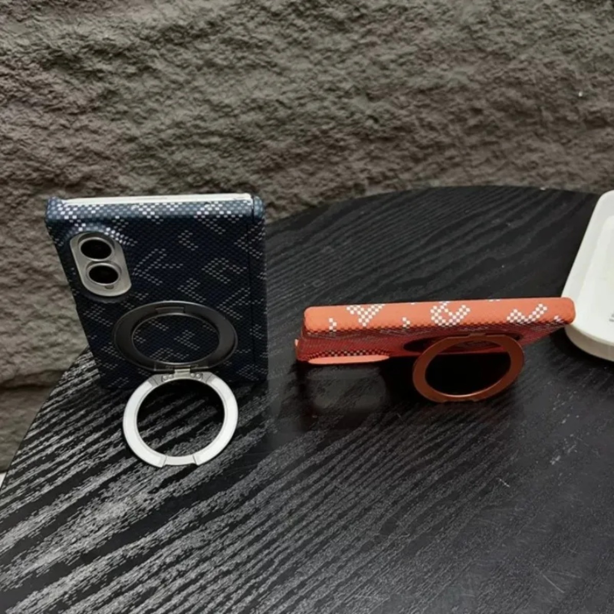 Capa de Couro de Fibra de Carb - Taco Stand Holder avaliação e preço