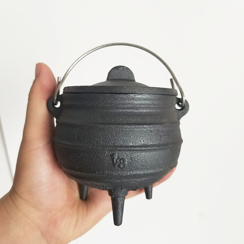 Médio 1/8 #   Caldeirão de fer - Cast Iron Corn avaliação e preço